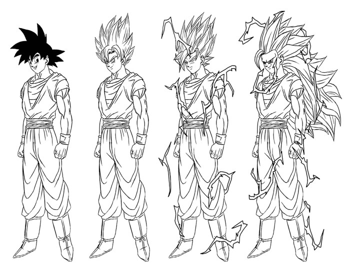 Coloring book dragon ball z