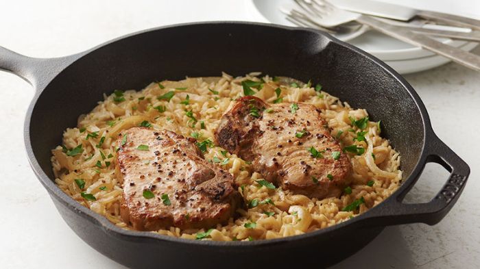 Pork chops rice cream of mushroom soup recipe