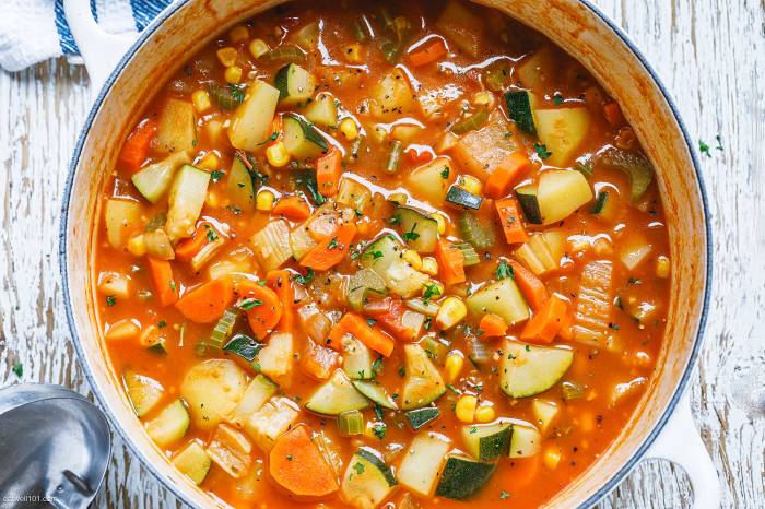 Low sodium vegetable soup recipe